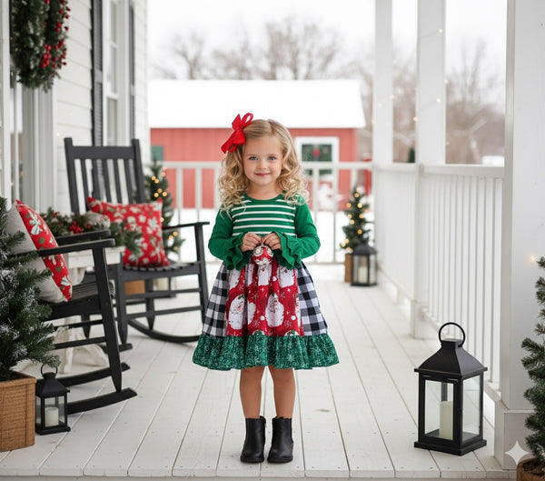 Farmhouse Santa Claus dress