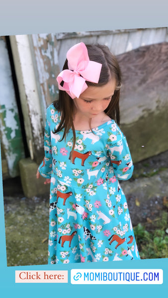 Farmhouse Twirl dress