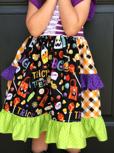 Trick or Treat Platinum Party style dress