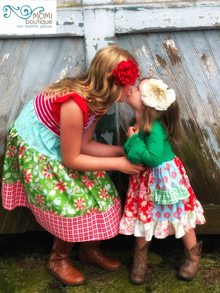 A whimsical Christmas dress